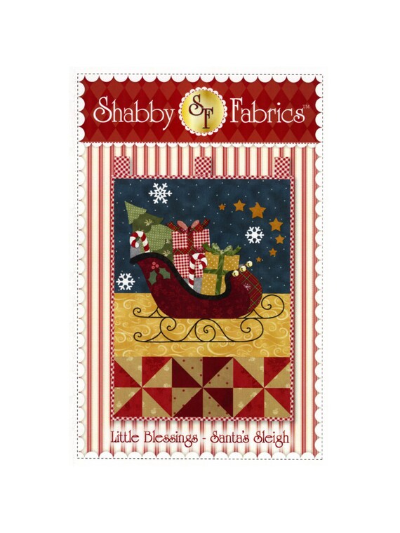 christmas sleigh wall hanging pattern sf48612 shabby fabrics christmas sleigh wall hanging pattern sf48612 shabby fabrics