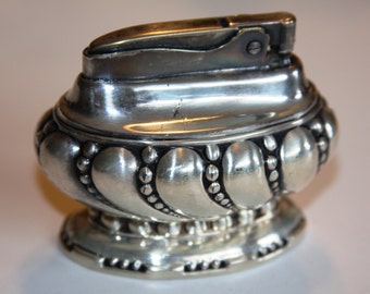 SALE!! Ronson Crown Vintage Lighter. Beautiful Silver Plated Mid Century Lighter. Great Condition. SALE!!