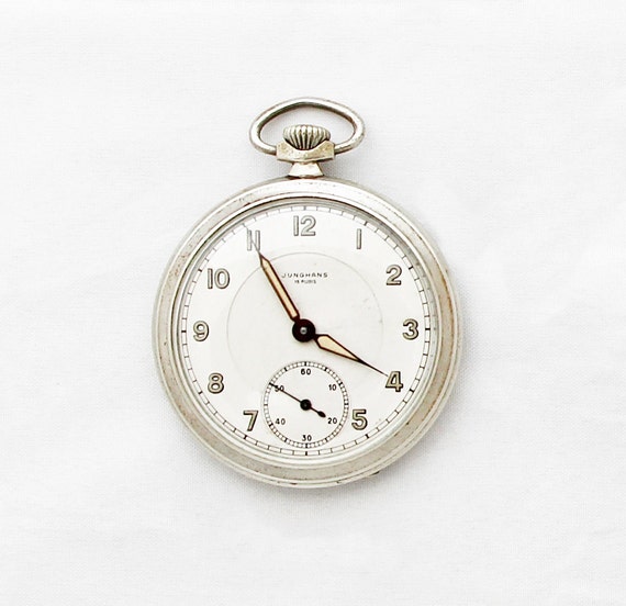 1930s Vintage German Junghans Pocket Watch