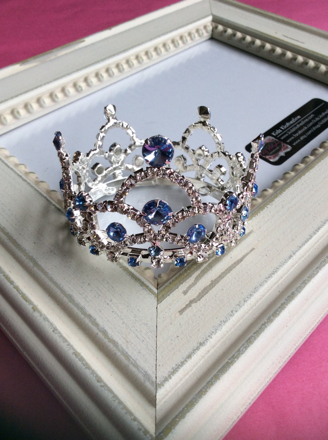 Newborn Baby Boys Crown Rhinestone Tiara Crown Maternity