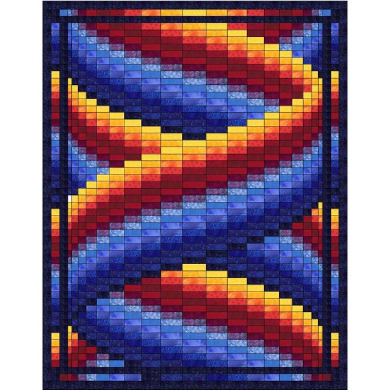 Curlz Bargello Quilt Pattern