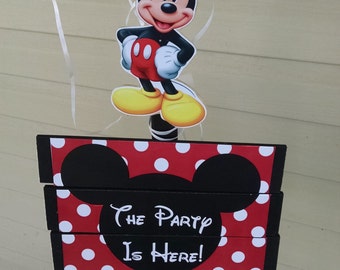 Mickey Mouse Birthday Yard Sign