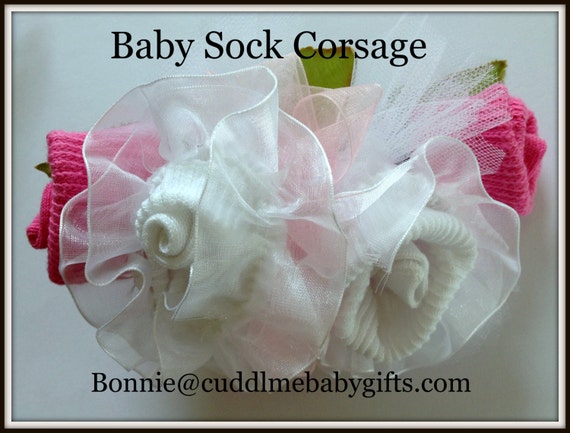 Baby Shower Baby Girl Baby Lace Baby Sock Corsage