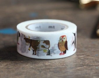 MT Washi Tape Alain Grée Animal New MT Washi Tape Summer Collection 2015 Artist Series (MTALAN02)