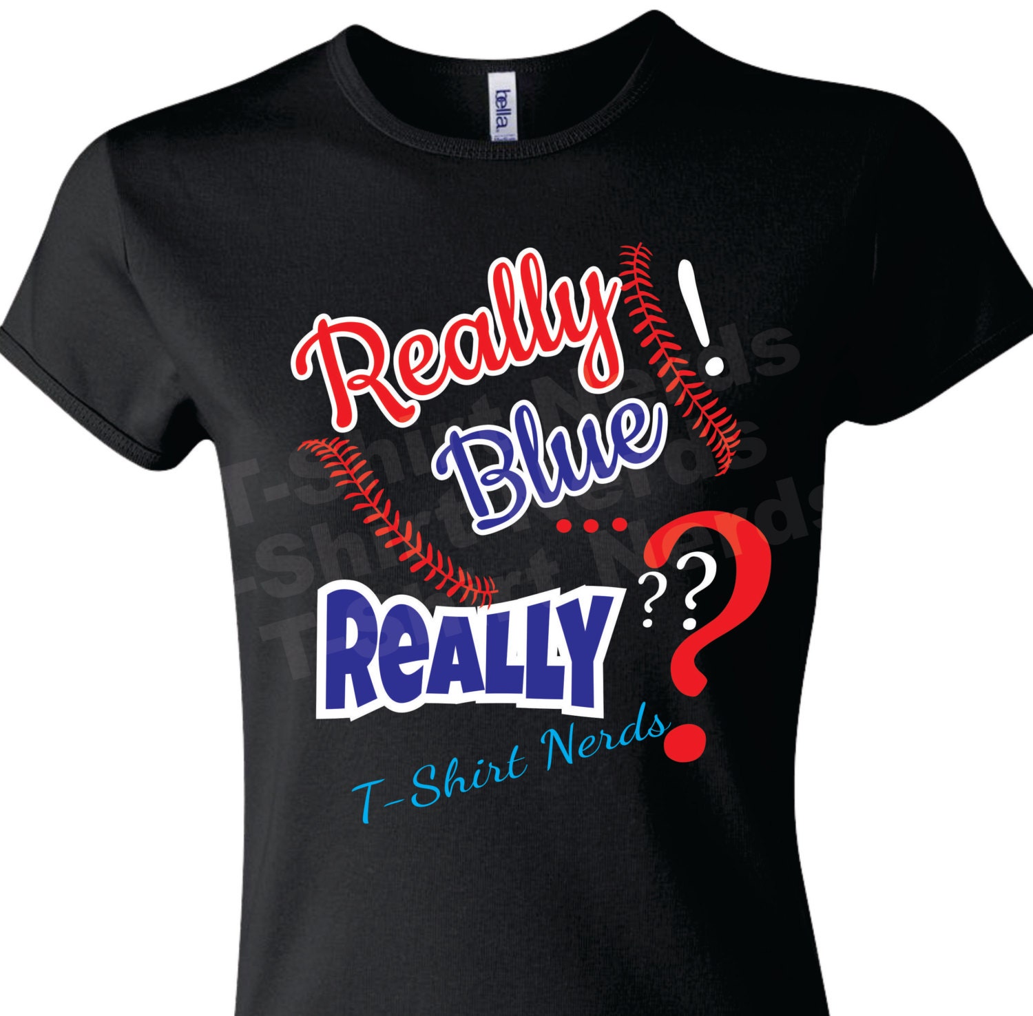 Baseball Mom Shirt Softball Mom Shirt Really blue TShirt