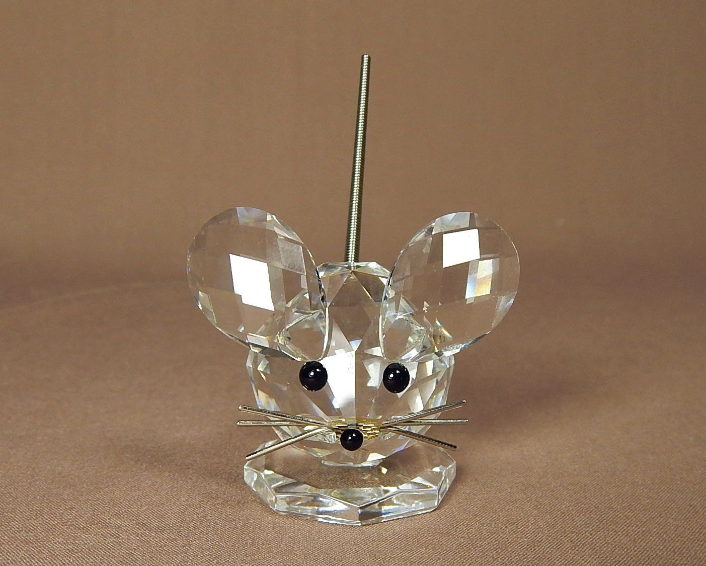 swarovski crystal mouse figurine