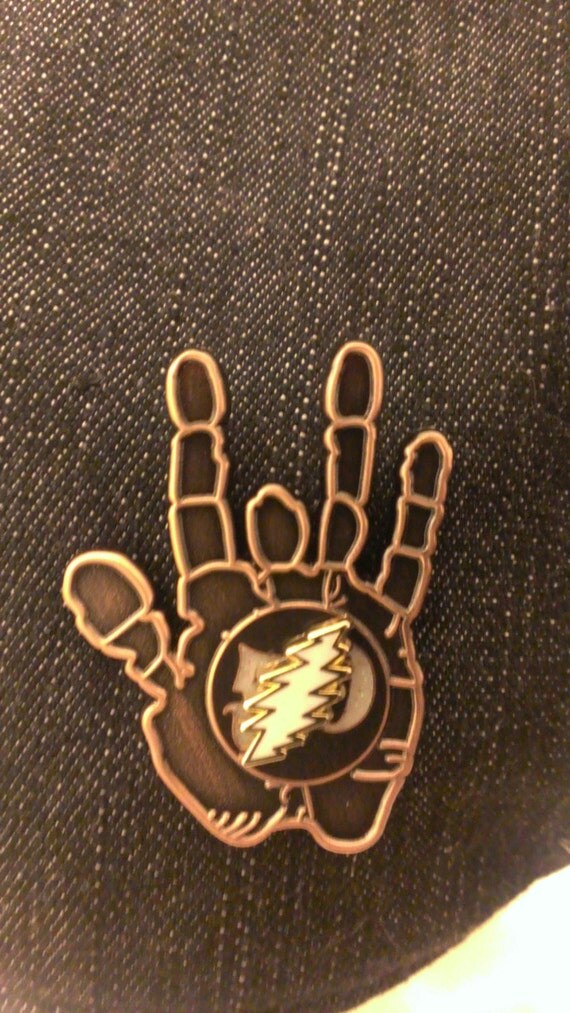 Grateful Dead 50th Spinner Pin LE 1 by one4thehead on Etsy