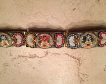 Popular items for vintage micro mosaic on Etsy