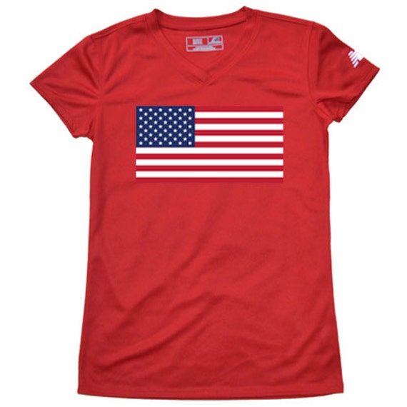 american flag athletic shirt