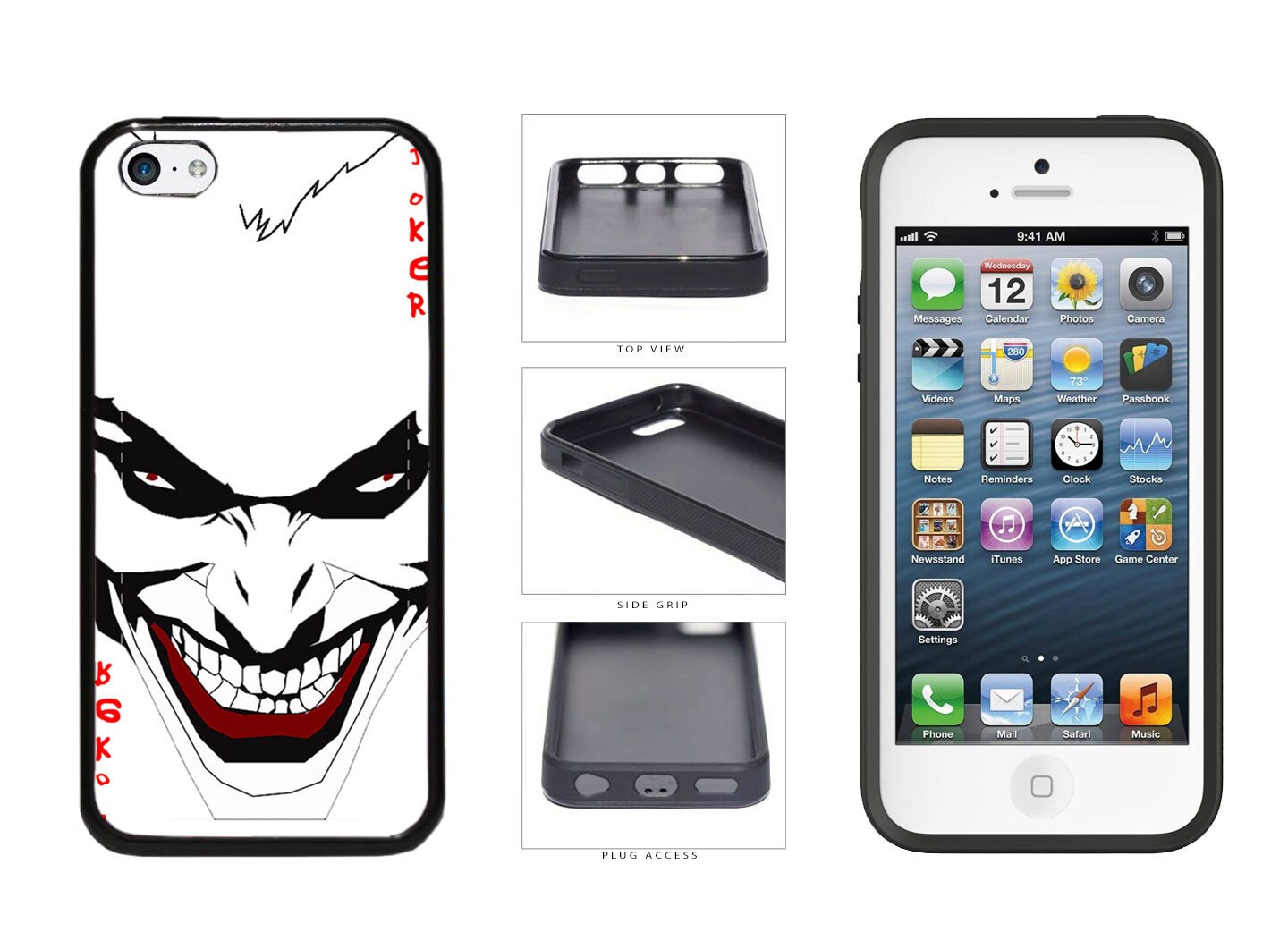 Joker Phone Case IPhone 4 5 6 7 8 X Plus Galaxy s3 s4 s5 s6