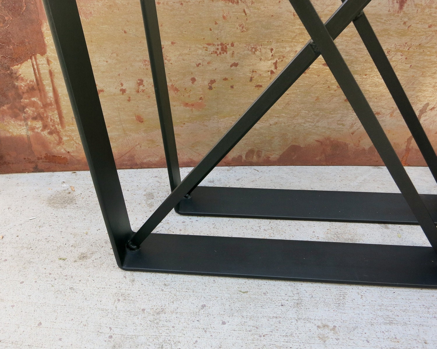Metal Table Legs Flat bar with X brace