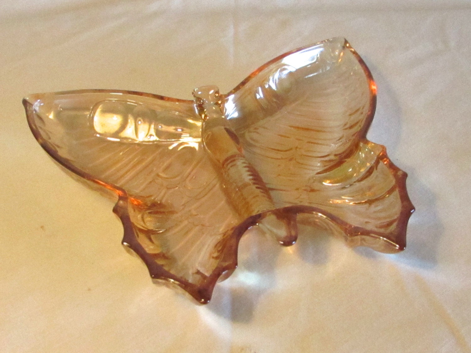 Carnival Glass Butterfly Dish Butterfly Candy Dish Serving