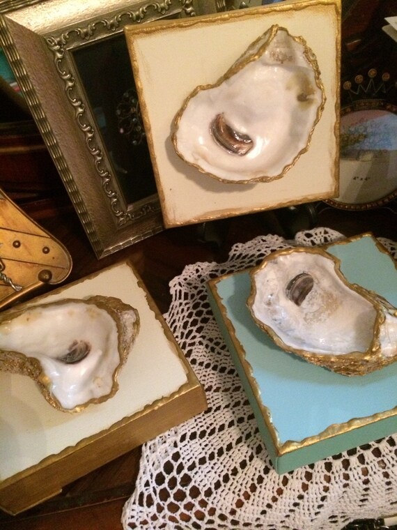Items similar to Oyster Art3 dimensional hand painted Oyster shells
