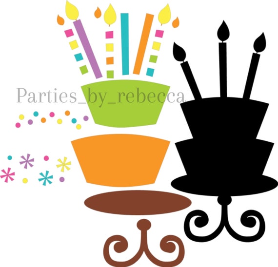 Download Birthday Cake SVG Digital File by Parties by Rebecca ...