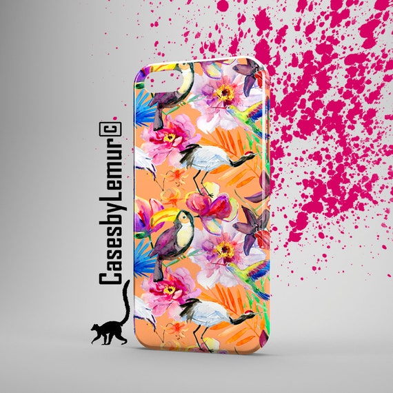  TROPICAL Iphone 6 case Toucan Iphone 5 case Floral Iphone 6 plus case Animal Iphone 5C case Summer Iphone 5s case Nature Iphone case cover