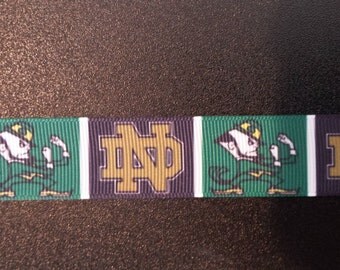 Notre Dame Fighting Irish 7/8" Inspired Grosgrain Ribbon