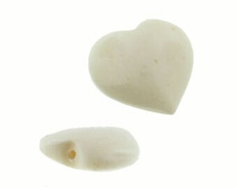Genuine Bone Hearts (12pcs)