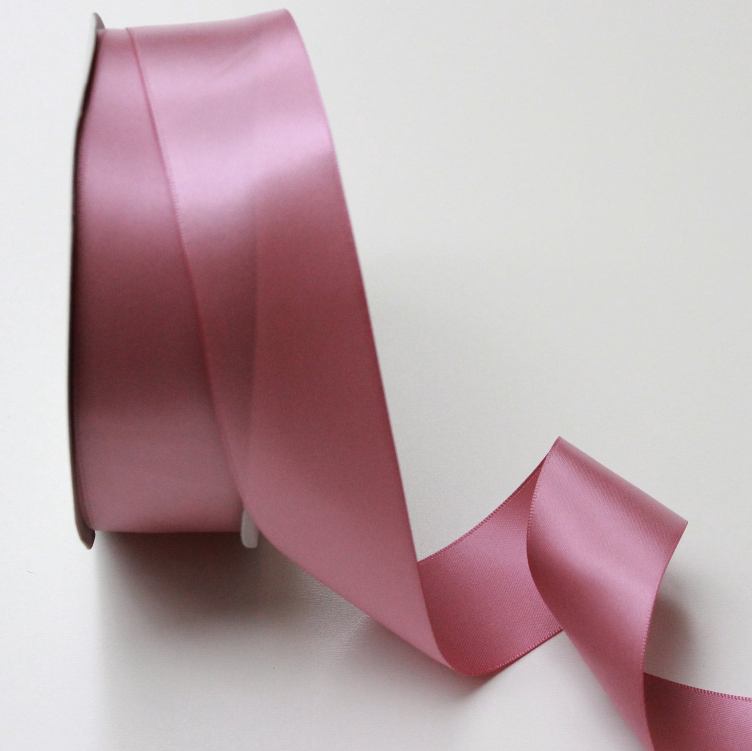 Rosy Mauve satin ribbon Dusty Pink Satin Ribbon Satin by BnBLLC