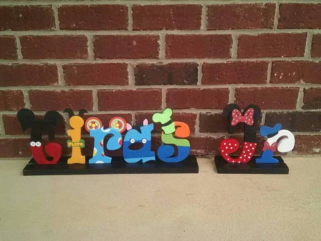 Wooden letter stand by BASECreations on Etsy