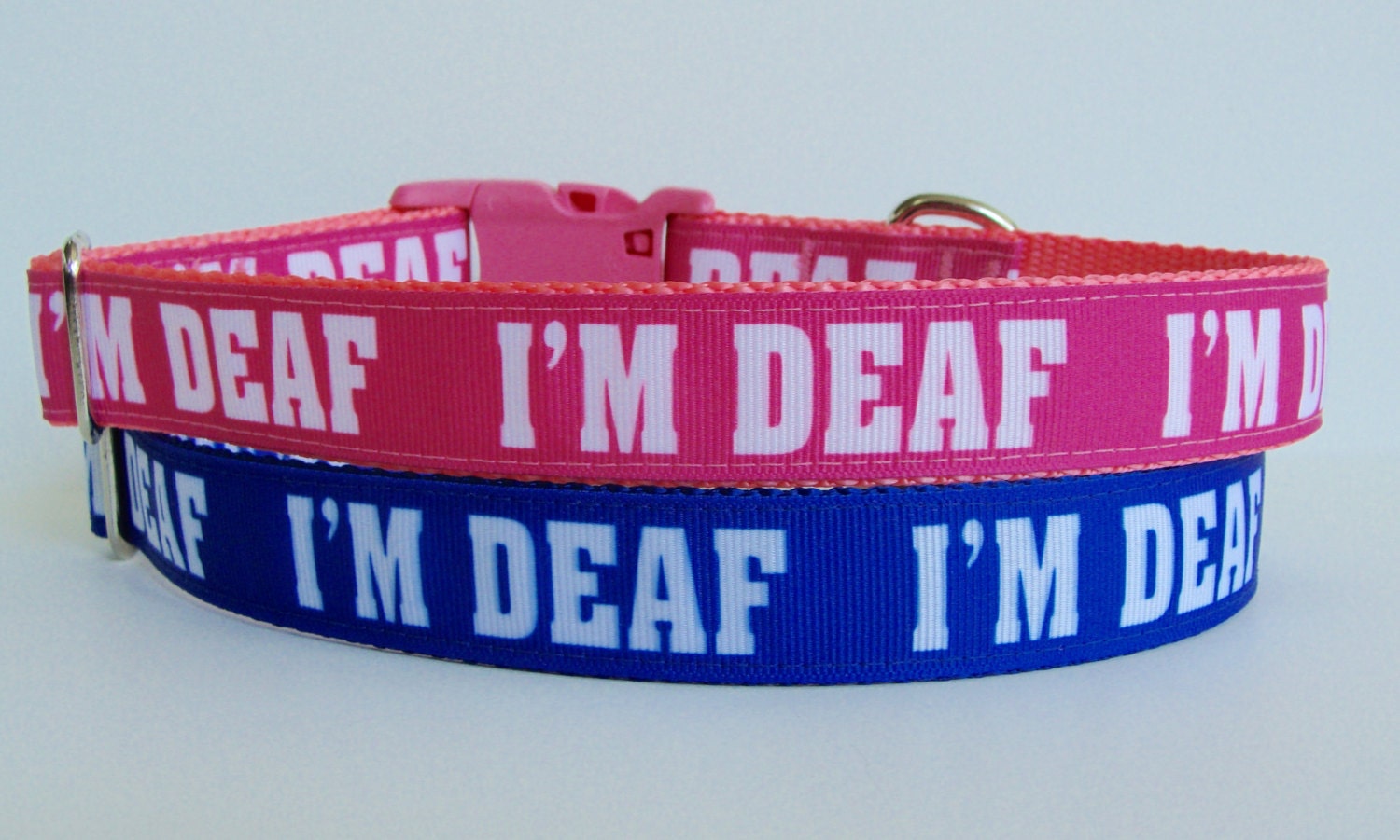 deaf collar medium i am deaf collar ready to ship by justdoggonecutebyka deaf collar medium i am deaf collar ready to ship by justdoggonecutebyka