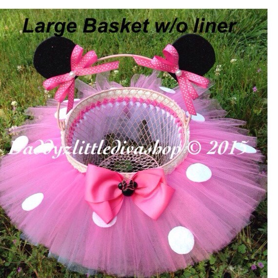 Easter Basket. Miss Mouse Minnie Mouse by