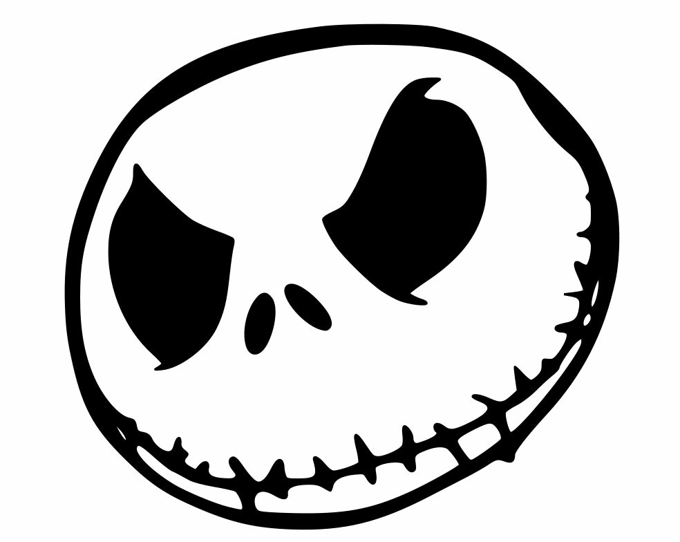 Jack Skellington custom decals for your Cell phone laptop