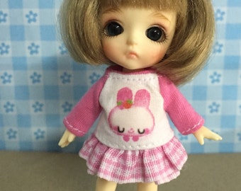 Top and pink Skirt For Lati White/ Pang Ju #LW009