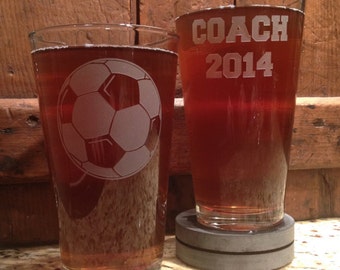 Soccer, Soccer coach gift, Soccer Mom, Soccer ball, soccer coach gift, Personalized glass, Soccer gift, Soccerball, Baseball, Coaches gift,
