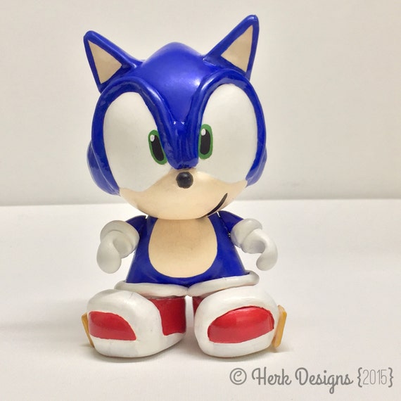 Sonic The Hedgehog Custom Foomi Vinyl Toy by HerkDesigns on Etsy