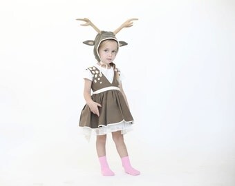 halloween Deer costume, Girls dress up, kids halloween costume, Halloween , girl costume, toddler costume, costume children