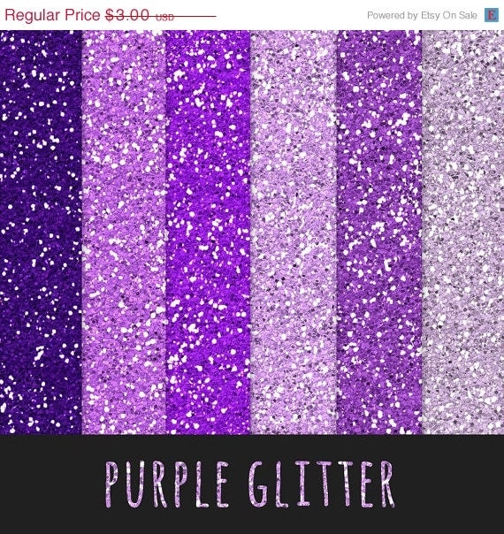 Download Items similar to 60% OFF Purple Glitter Paper / Violet ...