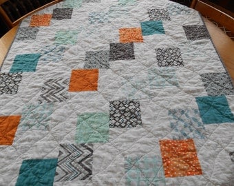 Gender Neutral Baby Quilt - Reserved for Jenna