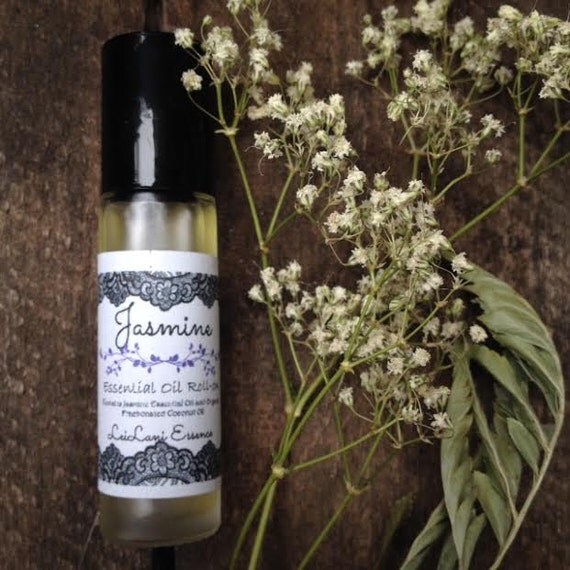 Jasmine Perfume RollOn Essential Oil Solo Scent by LeiLaniEssence