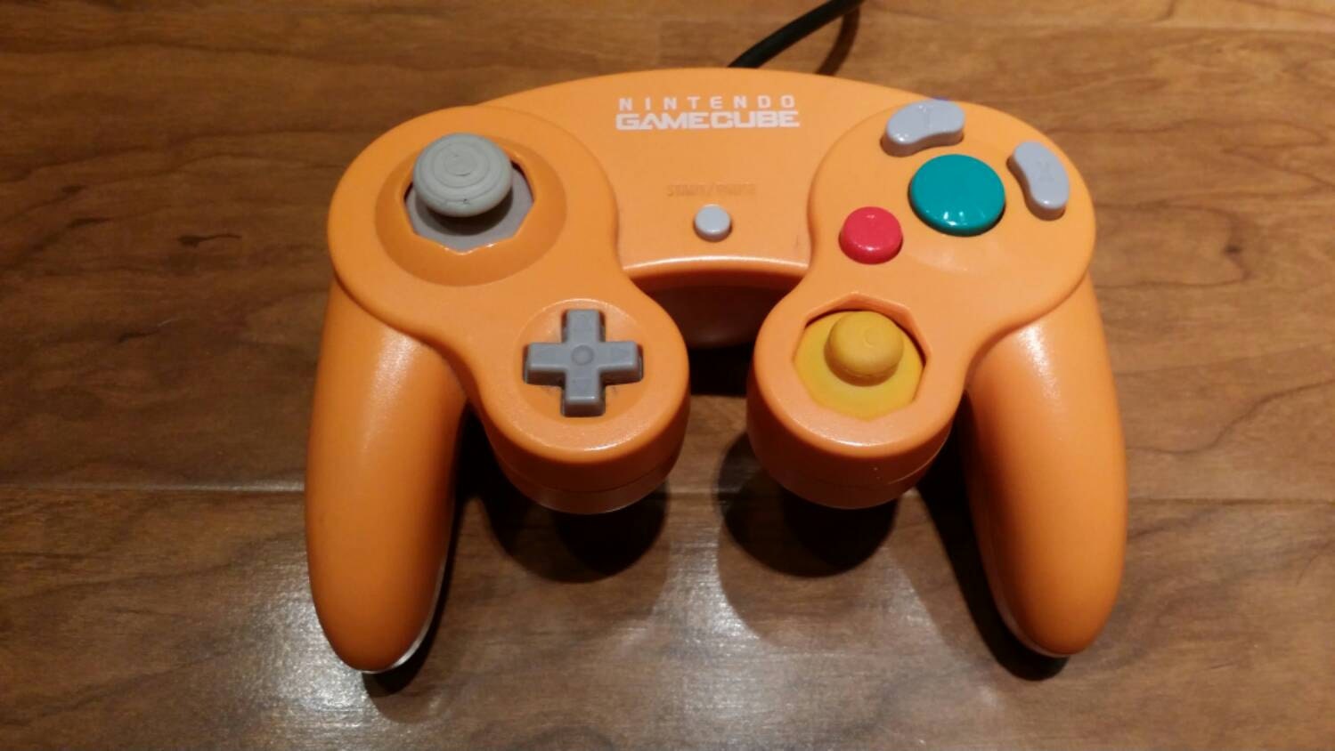 Spice Orange Nintendo gamecube controller video game console