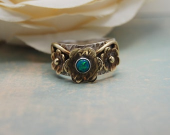 Items similar to Fire Opal Ring . on Etsy