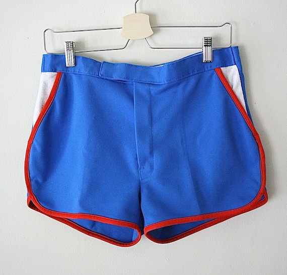 70s/80s Mens Tennis Shorts Retro Shorts by DownHouseVintage