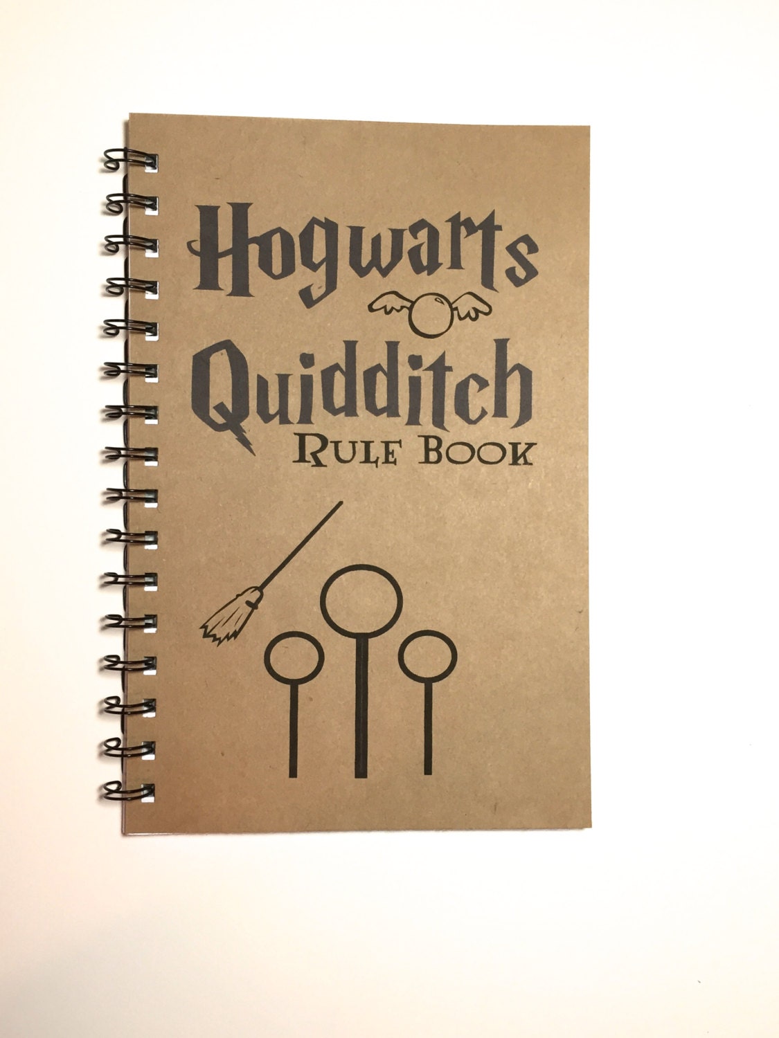 Harry Potter Inspired Notebook Quidditch Quidditch Rule