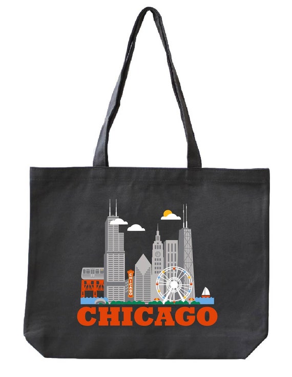 Tote Bag - Chicago City Living Design - Show Off Your Favorite City