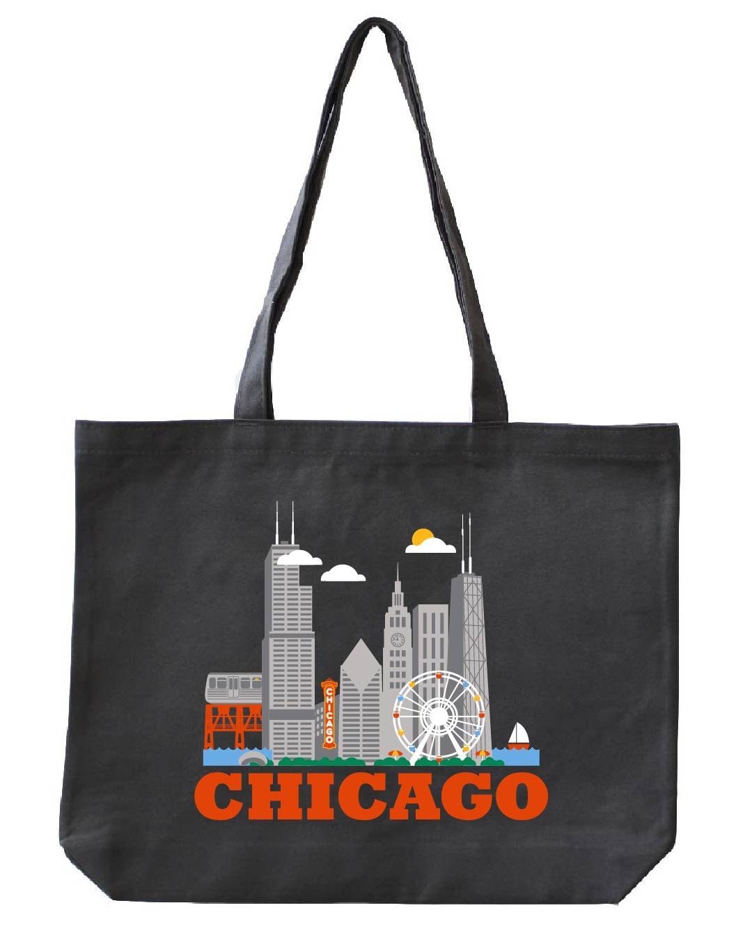 Tote Bag Chicago City Living Design Show Off by AGLCityLiving