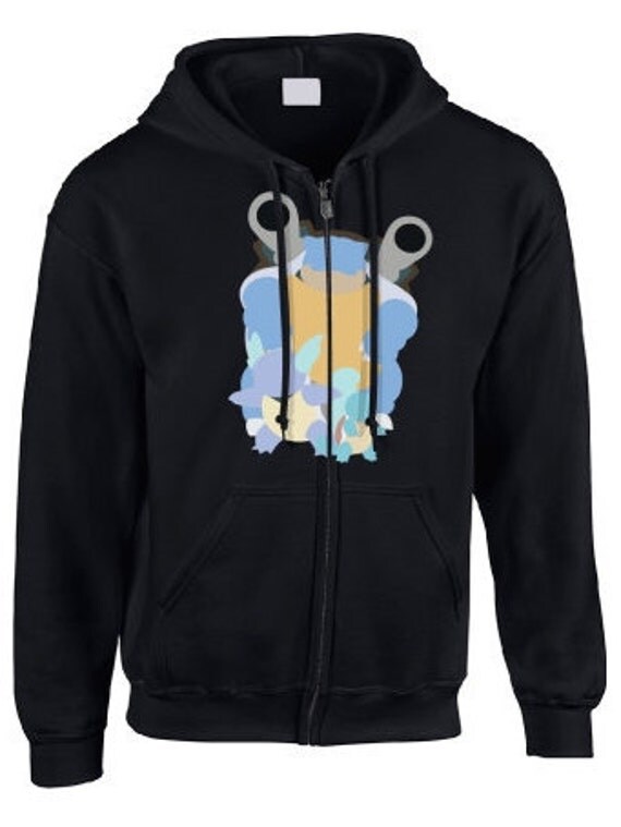 Squirtle Evolution Full Zipper Hoodie by IDsignUnlimited on Etsy