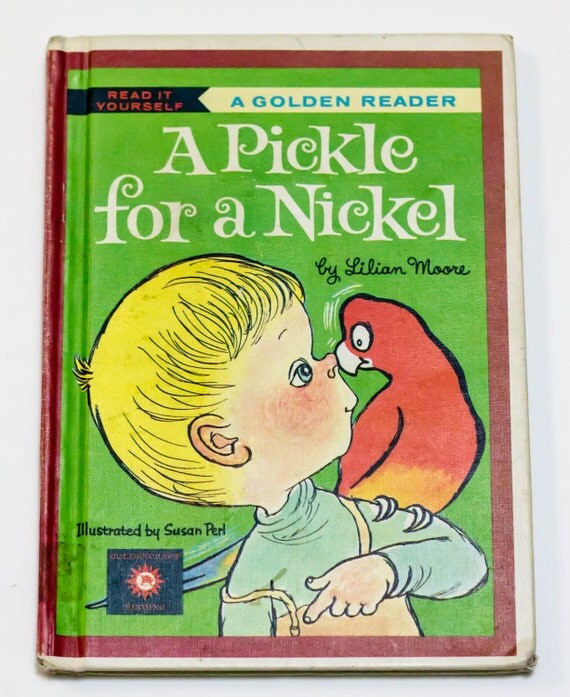 Vintage Children's Book A Pickle for a Nickel by StrikingThirteen