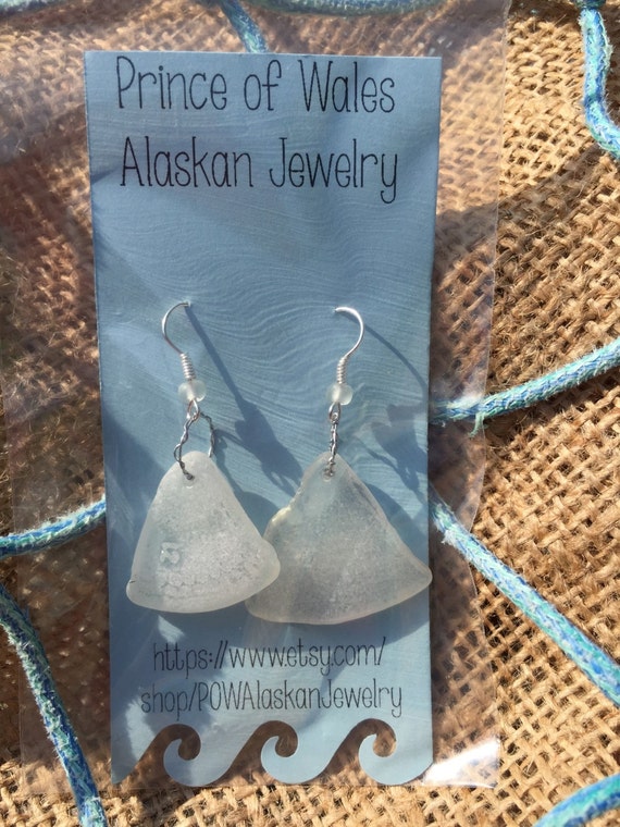 Alaskan Sea Glass Earrings