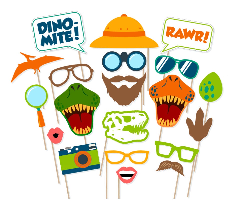 Printable Dinosaur Photo Booth Props | printable dinosaur photo booth props dinosaur photobooth Printable Dinosaur Photo Booth Props | printable dinosaur photo booth props dinosaur photobooth