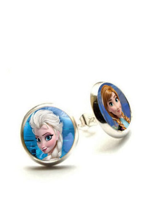 Frozen Stud Earrings Disney Frozen Elsa Anna Hypoallergenic
