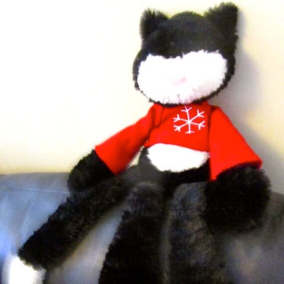 jellycat cat black and white