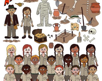 Ancient Egypt Clipart by peggiejeanie
