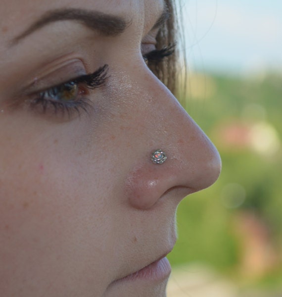 Nose piercing jewelry Nose ring Dainty stud earring Nose