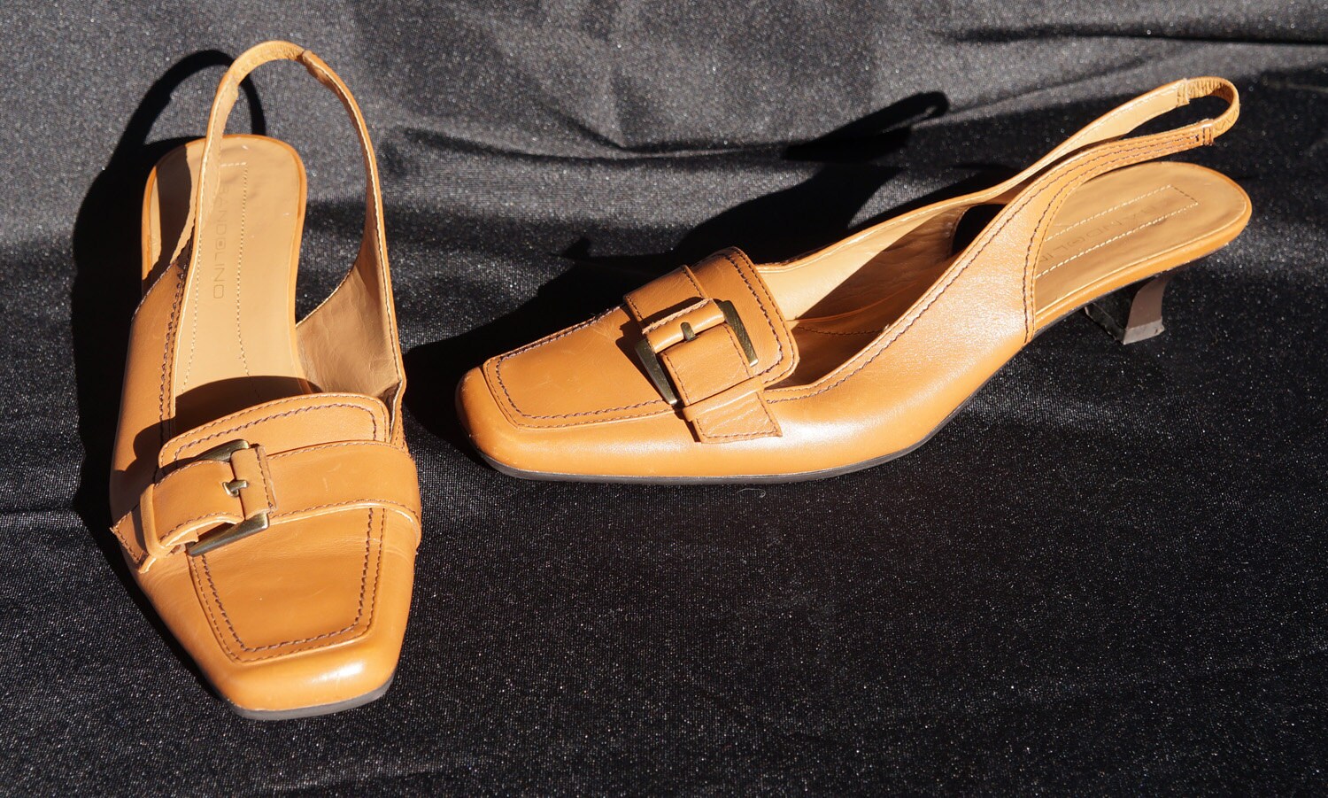 low sling backs