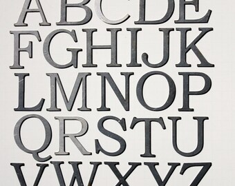 Classic 2" Capital | Laser Cut Metal Letters