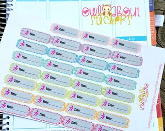 Running Stickers for Planners